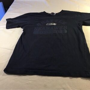 Team Apparel Navy Blue Seahawks Youth size Tee Shirt XL 16/18
